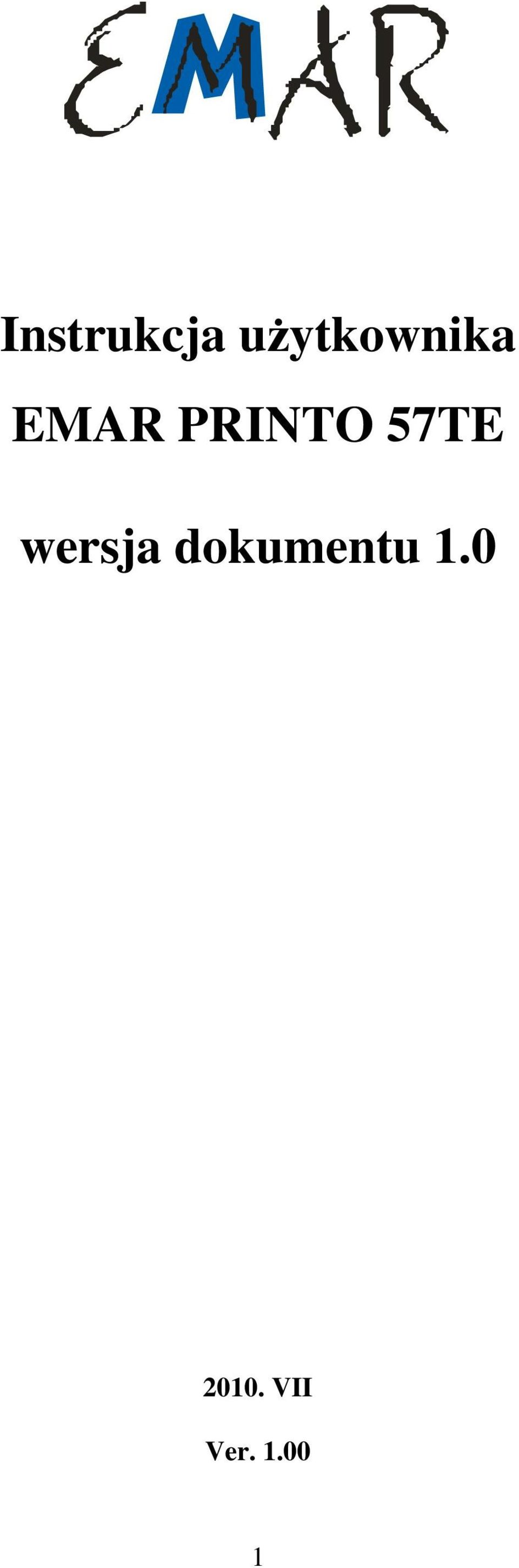 PRINTO 57TE wersja