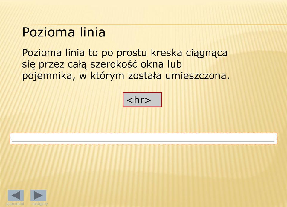 całą szerokość okna lub