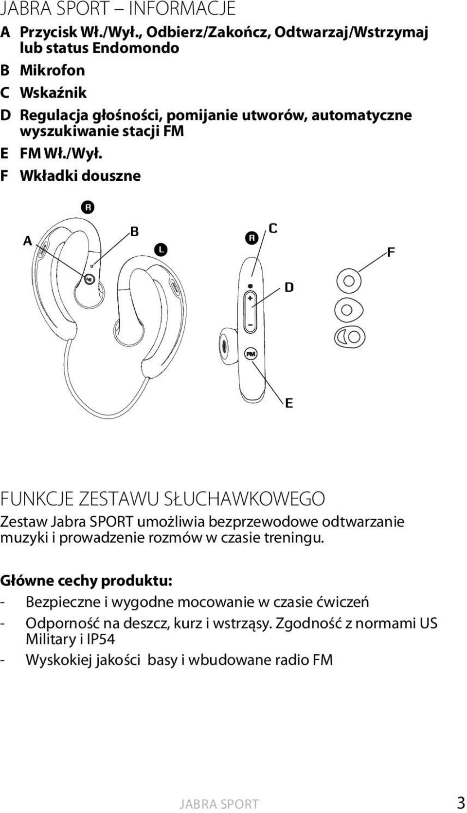 wyszukiwanie stacji FM E FM Wł./Wył.
