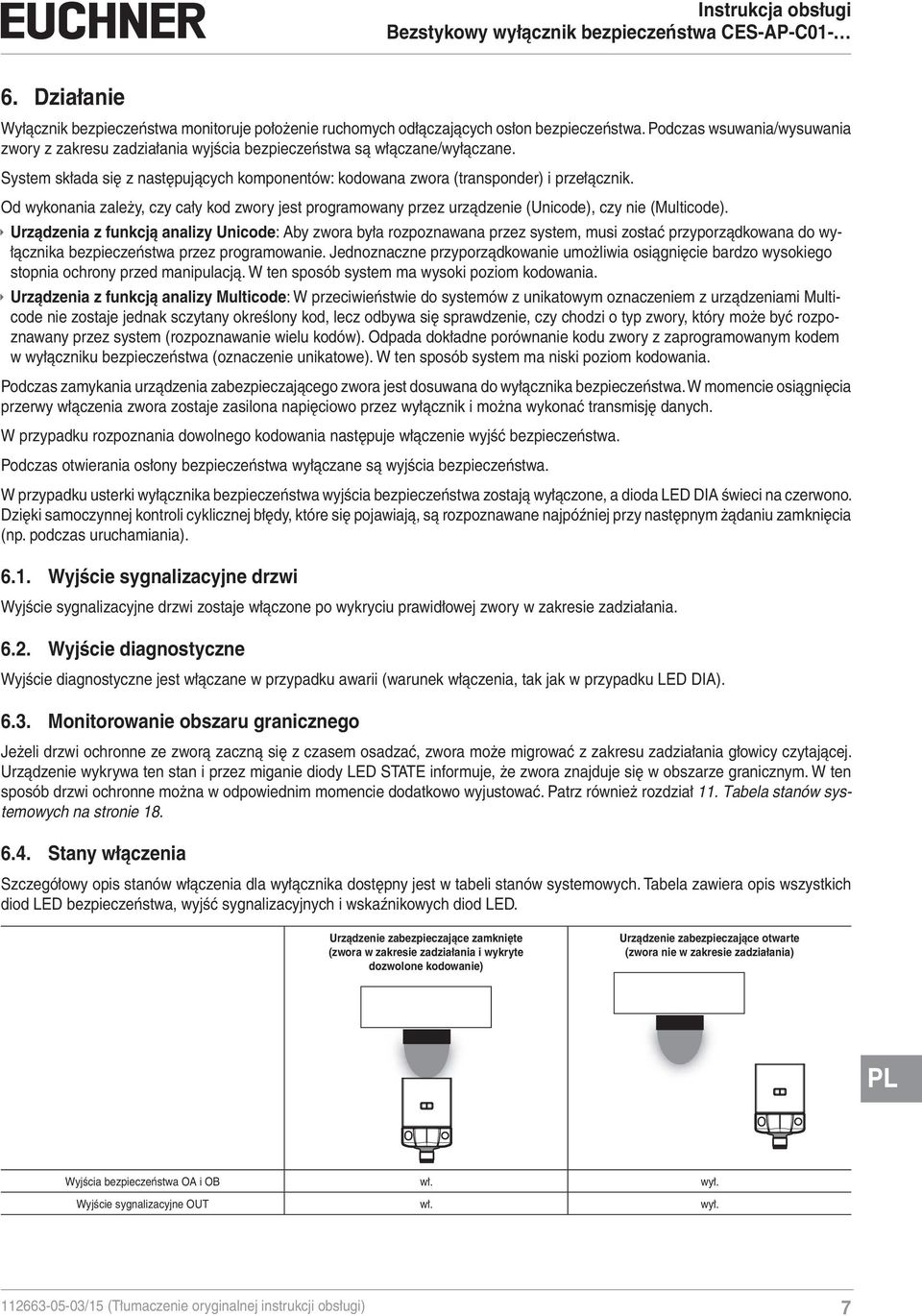 Od wykonania zależy, czy cały kod zwory jest programowany przez urządzenie (Unicode), czy nie (Multicode).