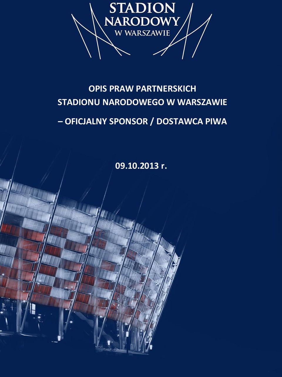SPONSOR / DOSTAWCA PIWA 09.10.