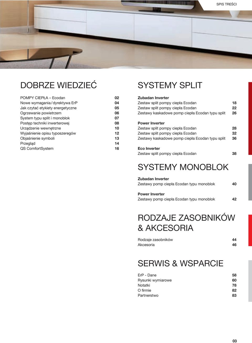 Zestaw split pompy ciepła Ecodan 22 Zestawy kaskadowe pomp ciepła Ecodan typu split 26 Power Inverter Zestaw split pompy ciepła Ecodan 28 Zestaw split pompy ciepła Ecodan 32 Zestawy kaskadowe pomp
