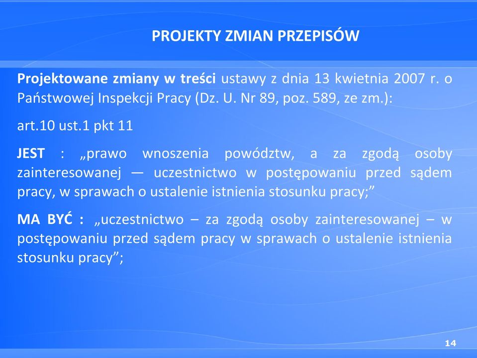 1 pkt 11 JEST : prawo wnoszenia powództw, a za zgodą osoby zainteresowanej uczestnictwo w postępowaniu przed sądem