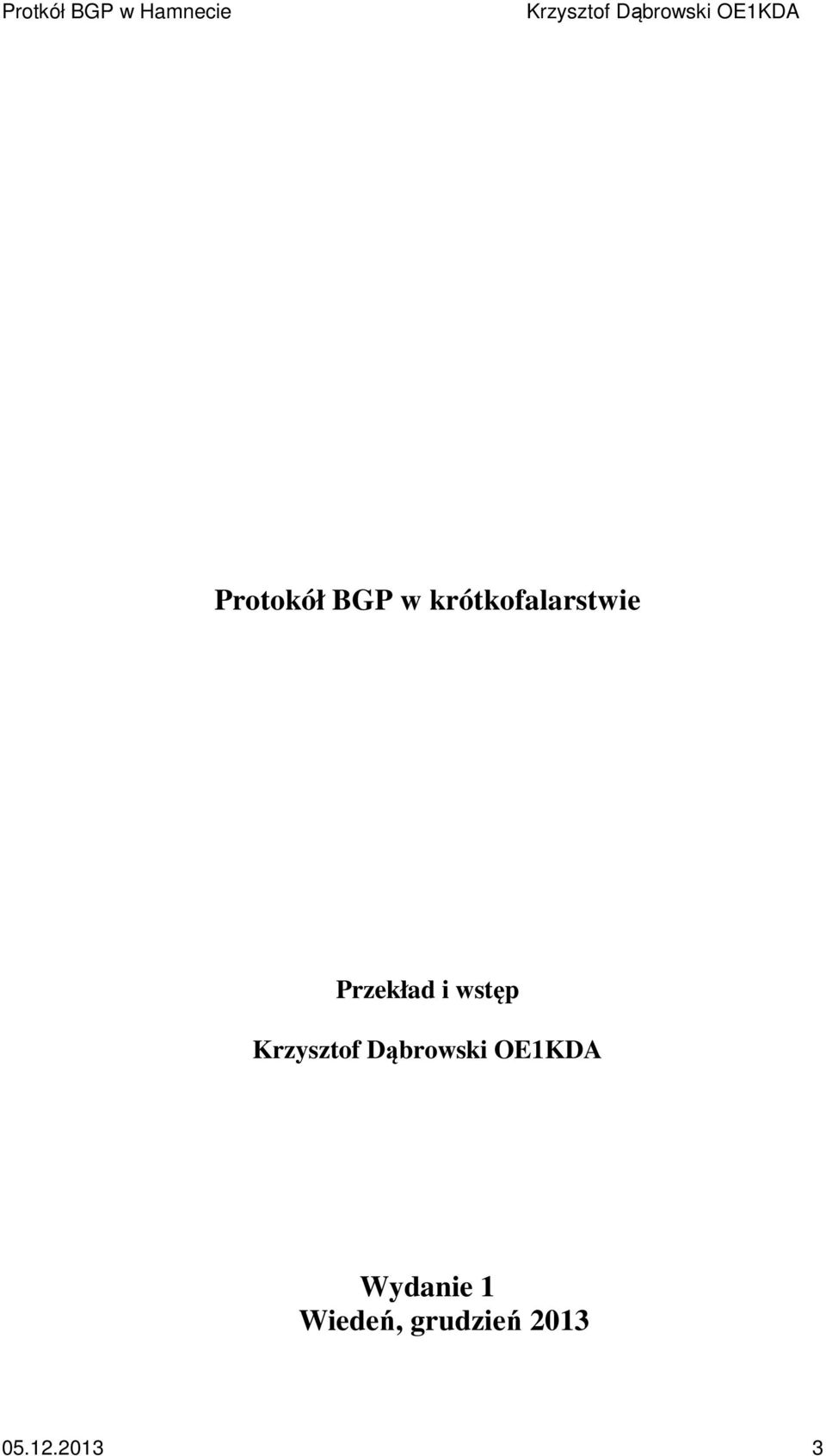 Przekład i wstęp