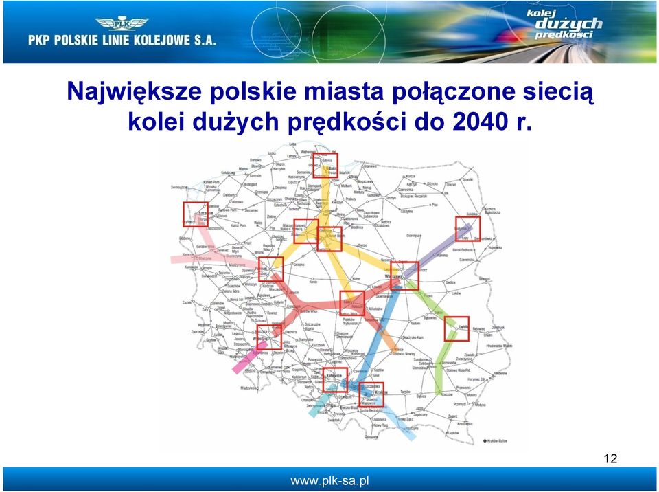 siecią kolei dużych