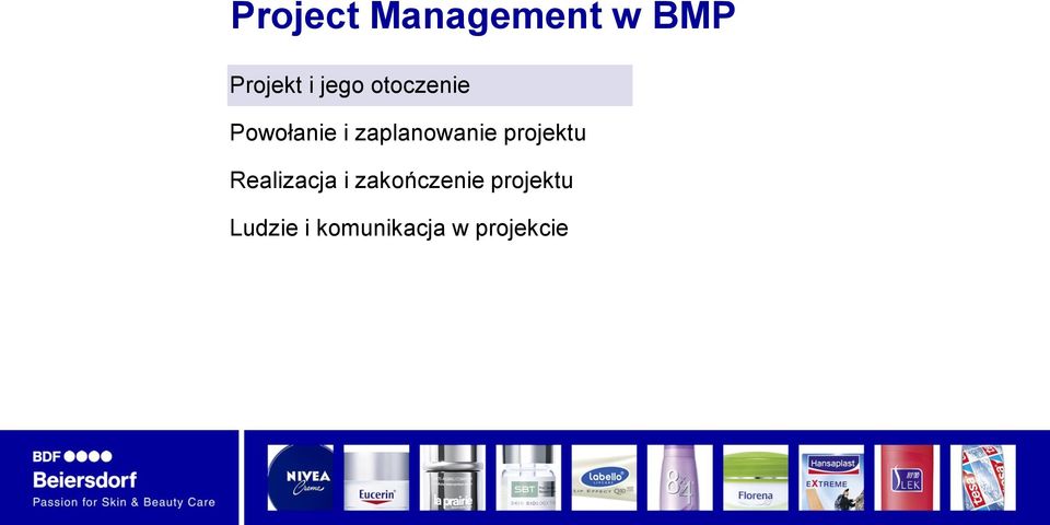 zaplanowanie projektu Realizacja i