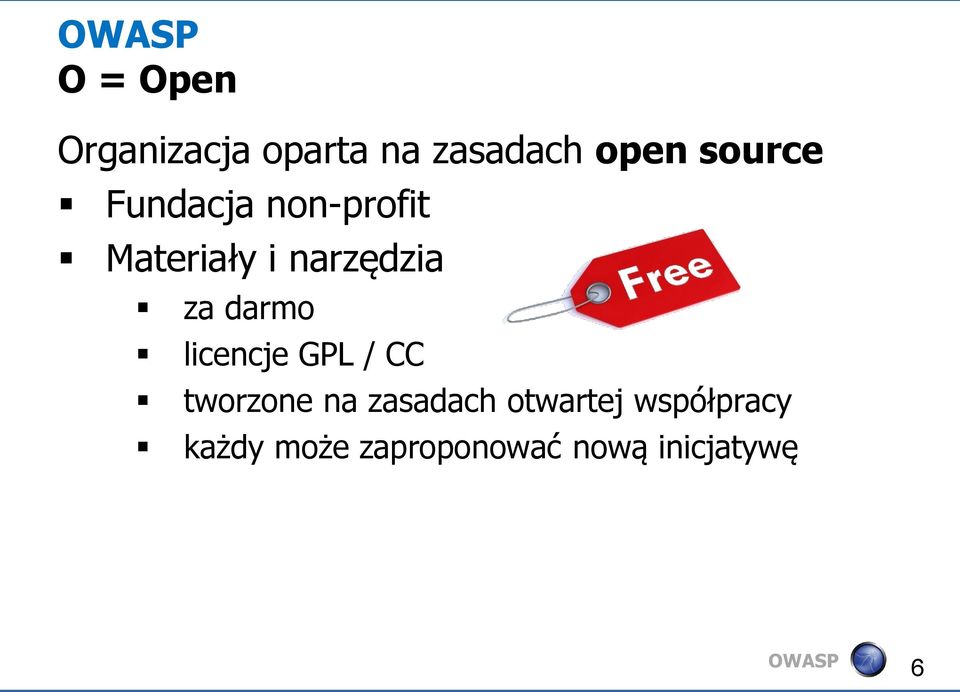 za darmo licencje GPL / CC tworzone na zasadach