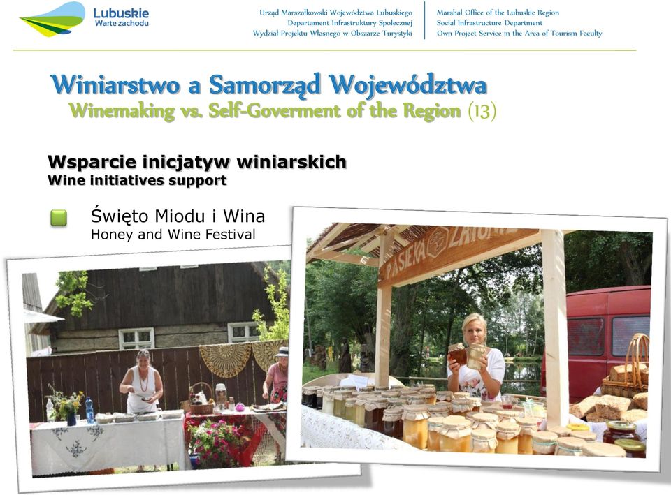 Wsparcie inicjatyw winiarskich Wine