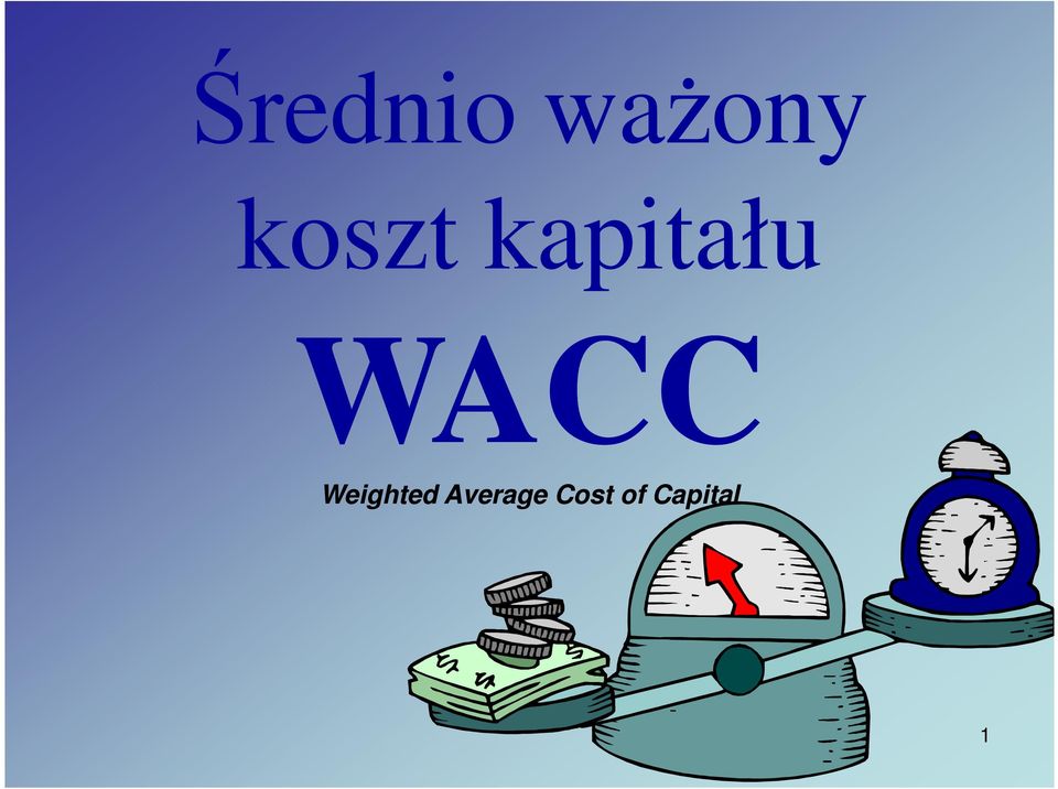 WACC Weighted
