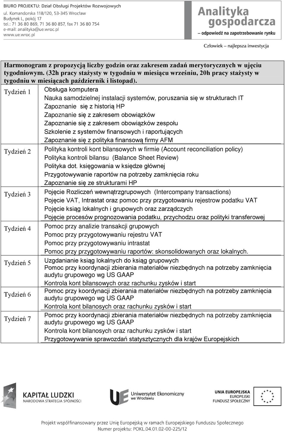 Tydzień 1 Obsługa komputera Nauka samodzielnej instalacji systemów, poruszania się w strukturach IT Zapoznanie się z historią HP Zapoznanie się z zakresem obowiązków Zapoznanie się z zakresem