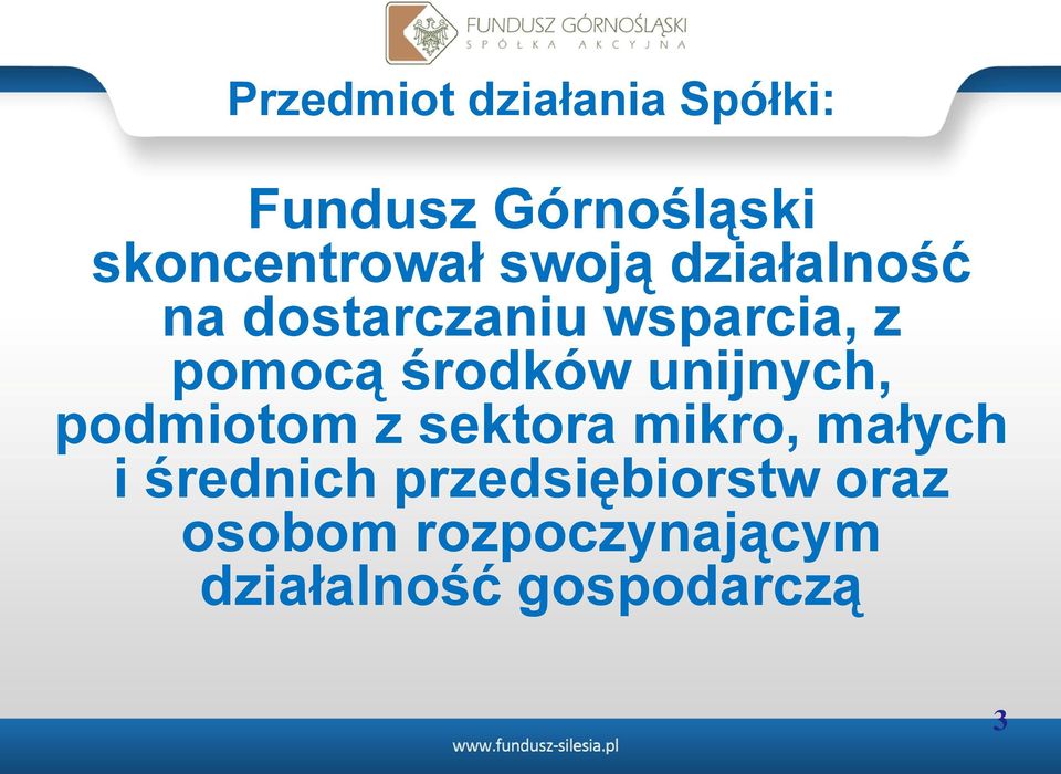 unijnych, podmiotom z sektora mikro, małych i średnich