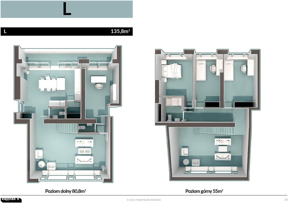 Poziom górny 55m2