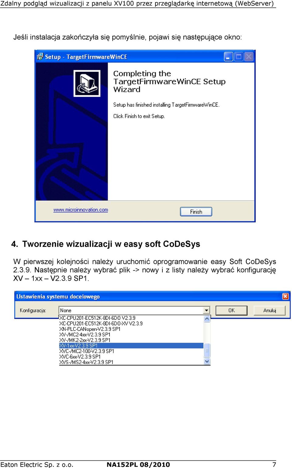 oprogramowanie easy Soft CoDeSys 2.3.9.