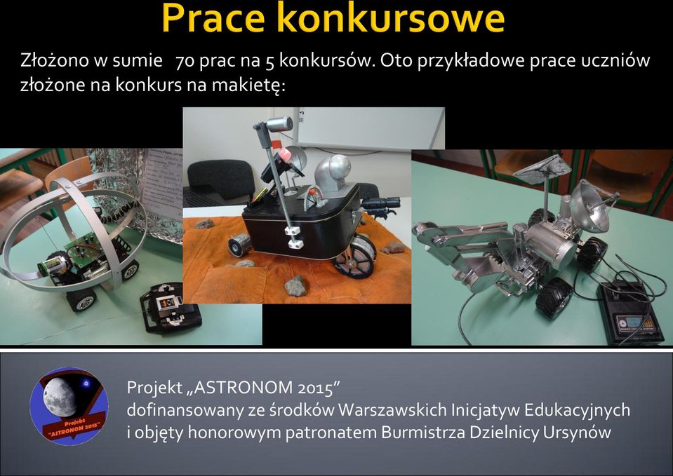 Oto przykładowe prace