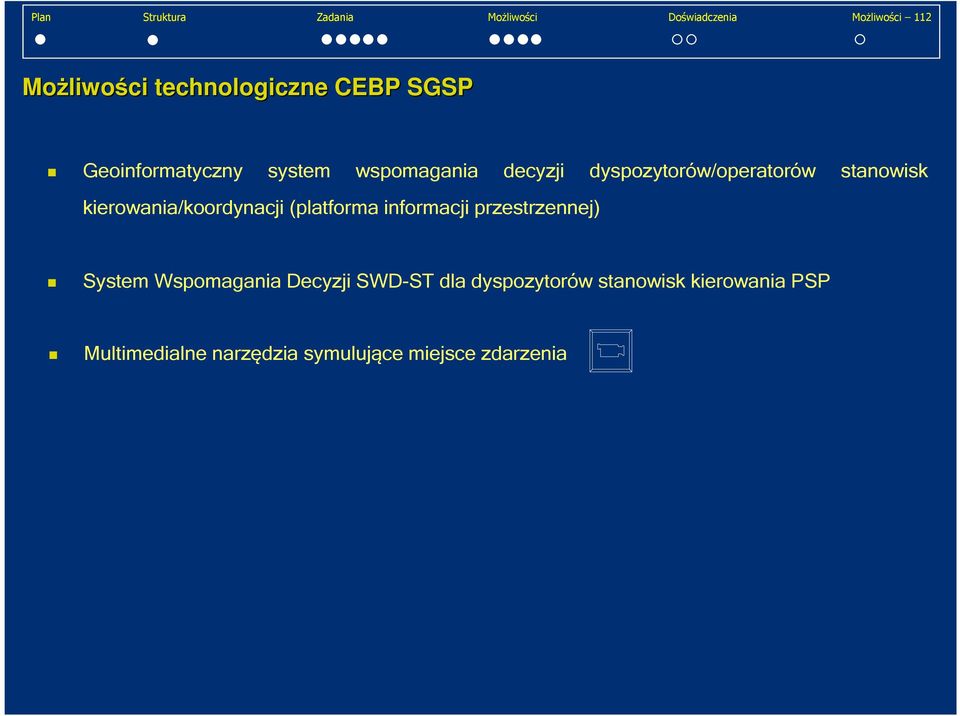 informacji przestrzennej) System Wspomagania Decyzji SWD-ST dla