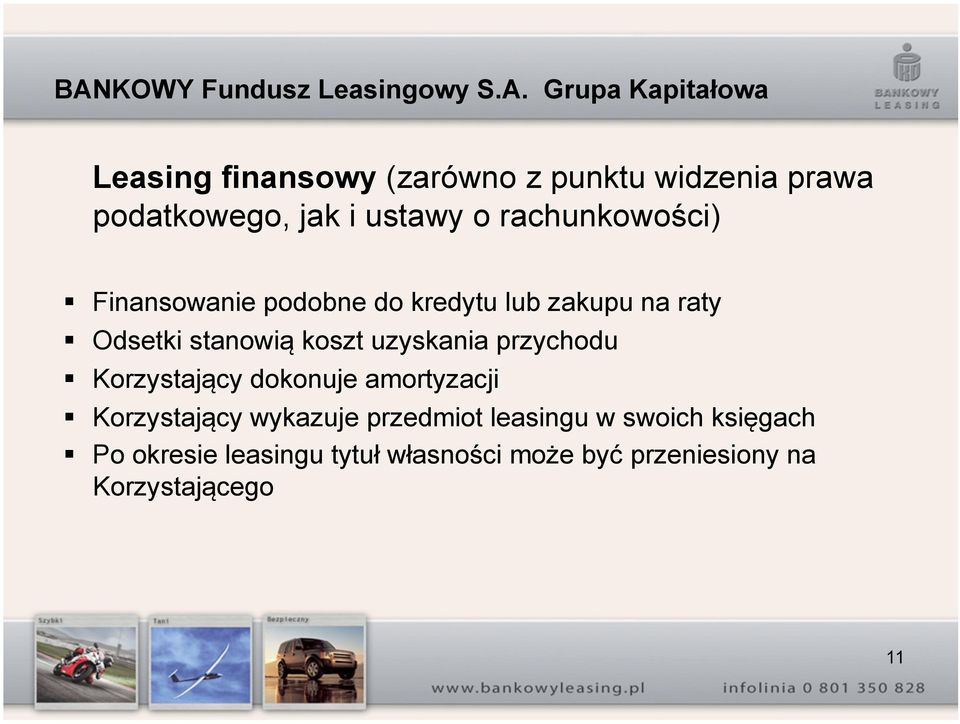 uzyskania przychodu Korzystający dokonuje amortyzacji Korzystający wykazuje przedmiot