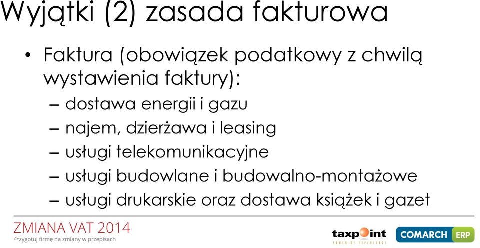 dzierżawa i leasing usługi telekomunikacyjne usługi budowlane