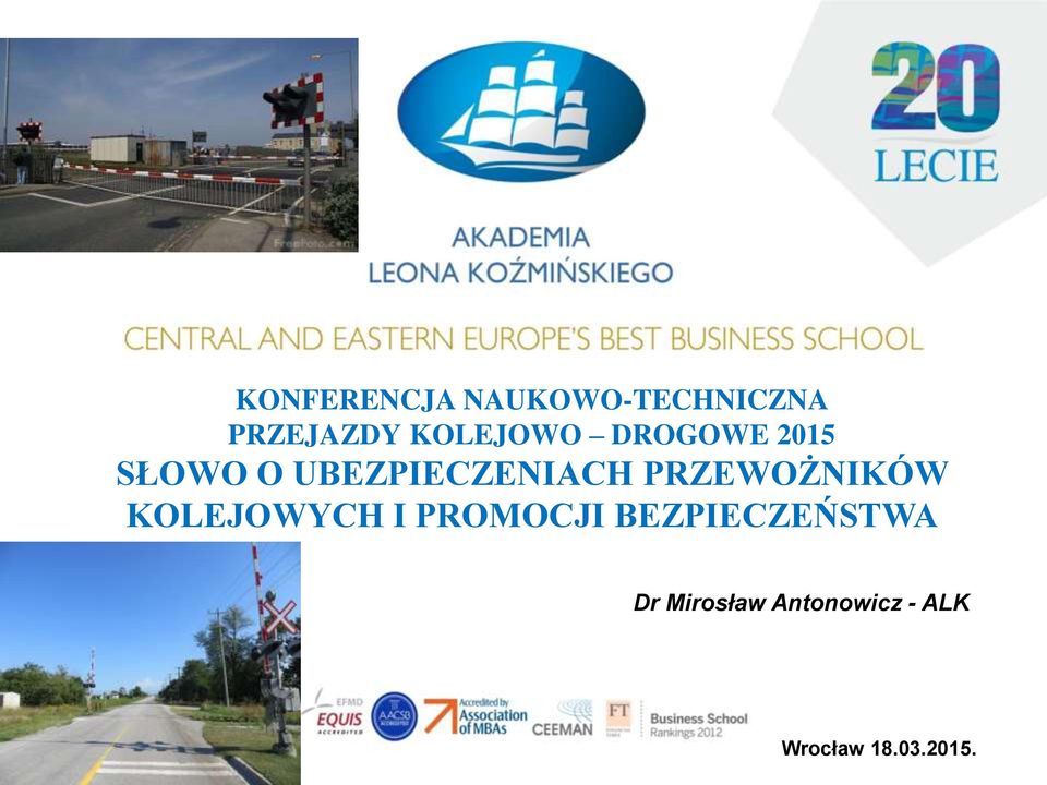 PRZEWOŻNIKÓW KOLEJOWYCH I PROMOCJI