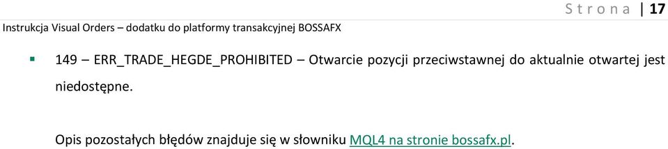 otwartej jest niedostępne.