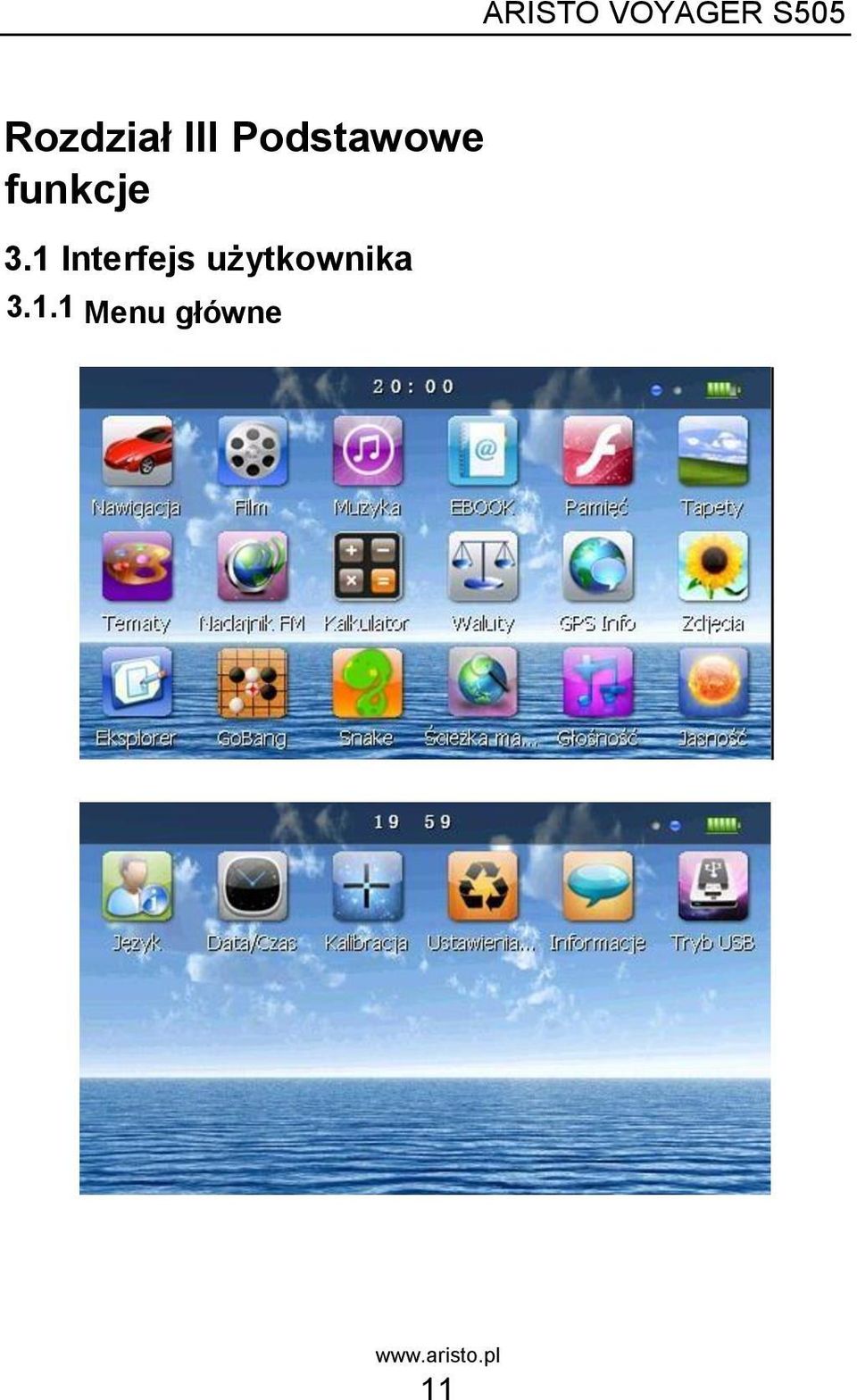 3.1 Interfejs