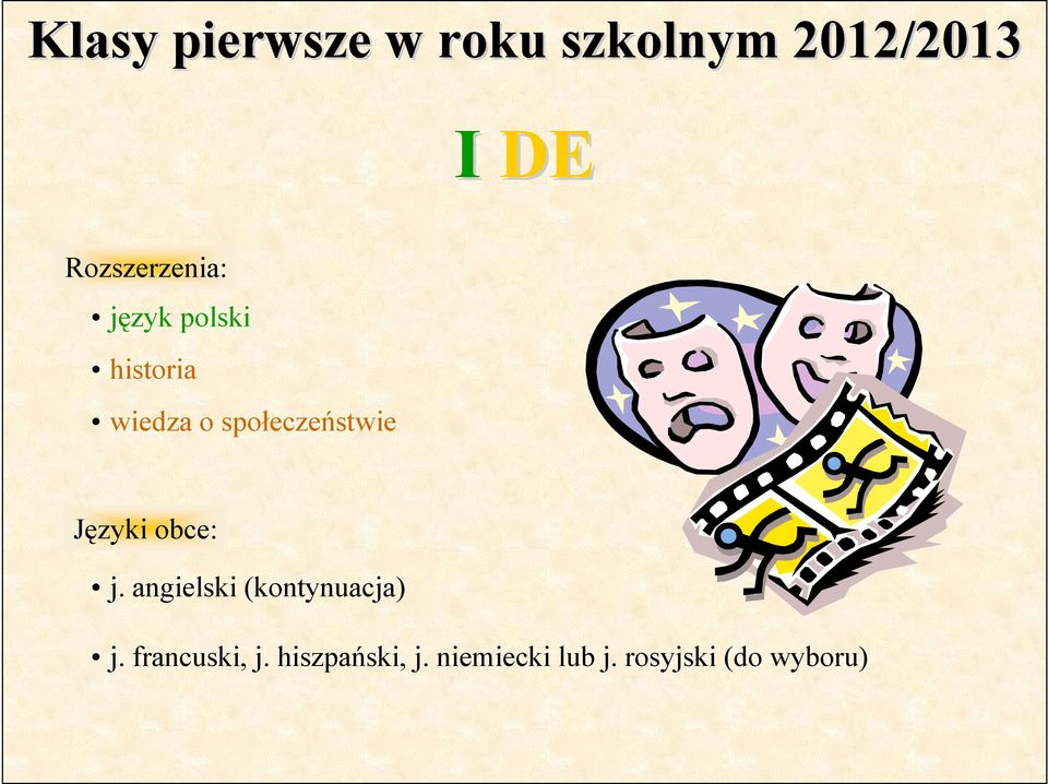 społeczeństwie Języki obce: j.