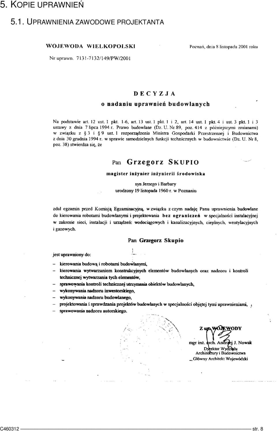 UPRAWNIENIA