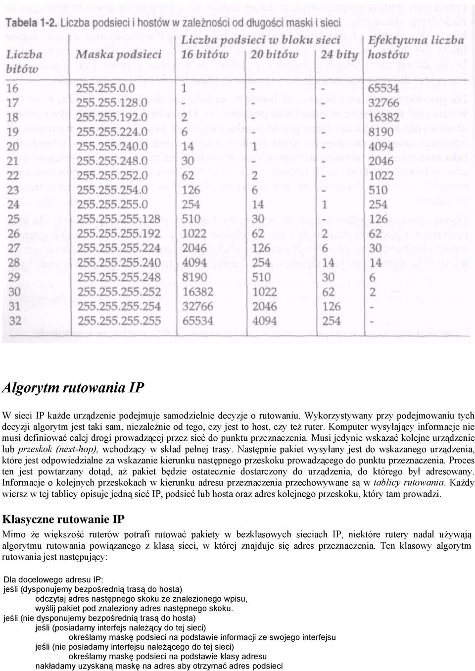 Komputer wysyłający informacje nie musi definiować całej drogi prowadzącej przez sieć do punktu przeznaczenia.