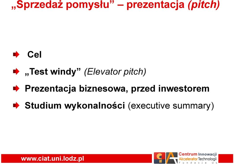 Prezentacja biznesowa, przed