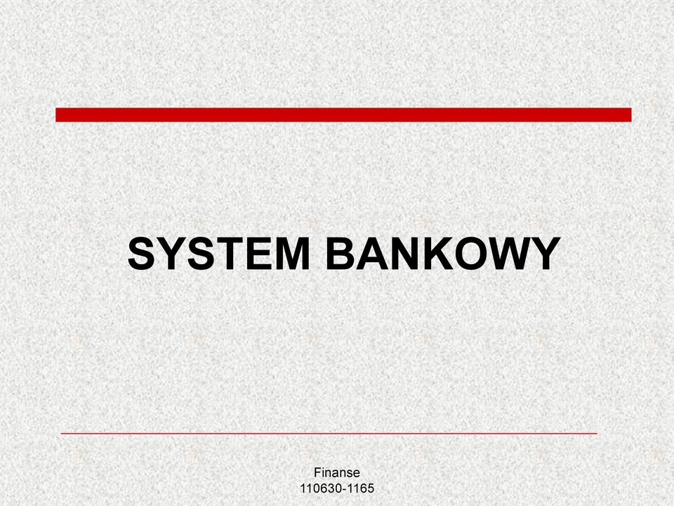 Finanse