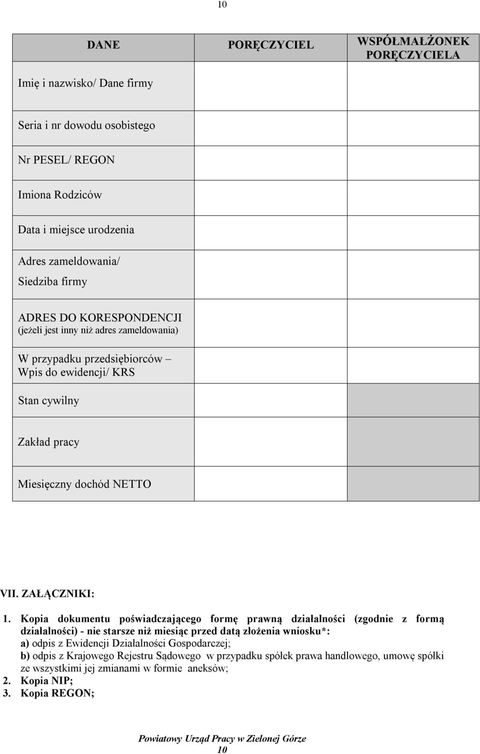 ZAŁĄCZNIKI: 1.