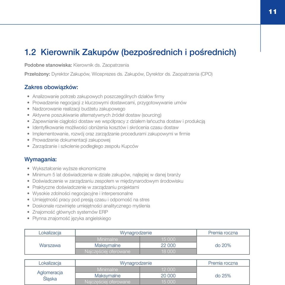 zakupowego Aktywne poszukiwanie alternatywnych źródeł dostaw (sourcing) Zapewnianie ciągłości dostaw we współpracy z działem łańcucha dostaw i produkcją Identyfikowanie możliwości obniżenia kosztów i