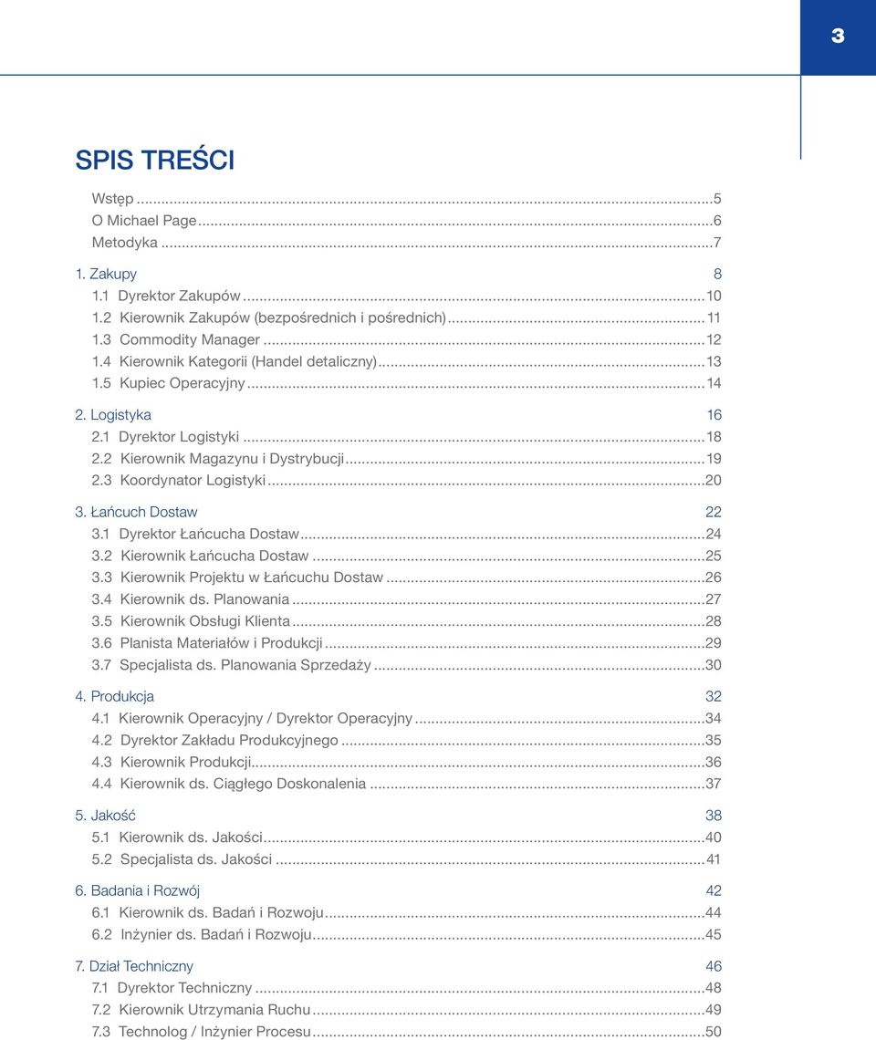 Łańcuch Dostaw 22 3.1 Dyrektor Łańcucha Dostaw...24 3.2 Kierownik Łańcucha Dostaw...25 3.3 Kierownik Projektu w Łańcuchu Dostaw...26 3.4 Kierownik ds. Planowania...27 3.5 Kierownik Obsługi Klienta.