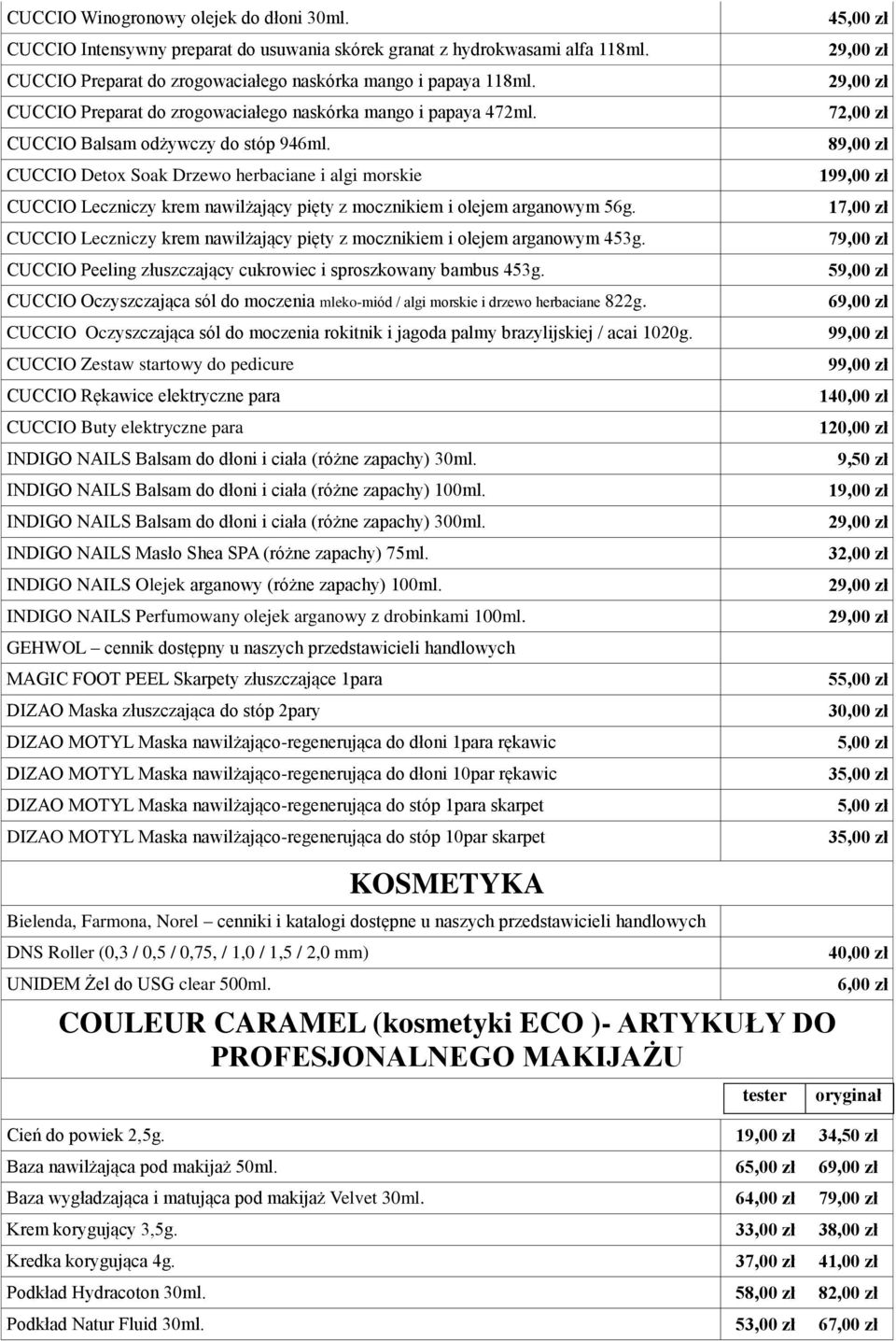 CUCCIO Detox Soak Drzewo herbaciane i algi morskie CUCCIO Leczniczy krem nawilżający pięty z mocznikiem i olejem arganowym 56g.