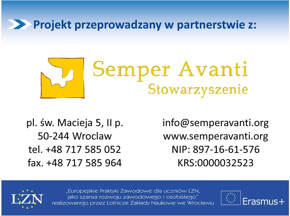 +48 717 585 052 fax.
