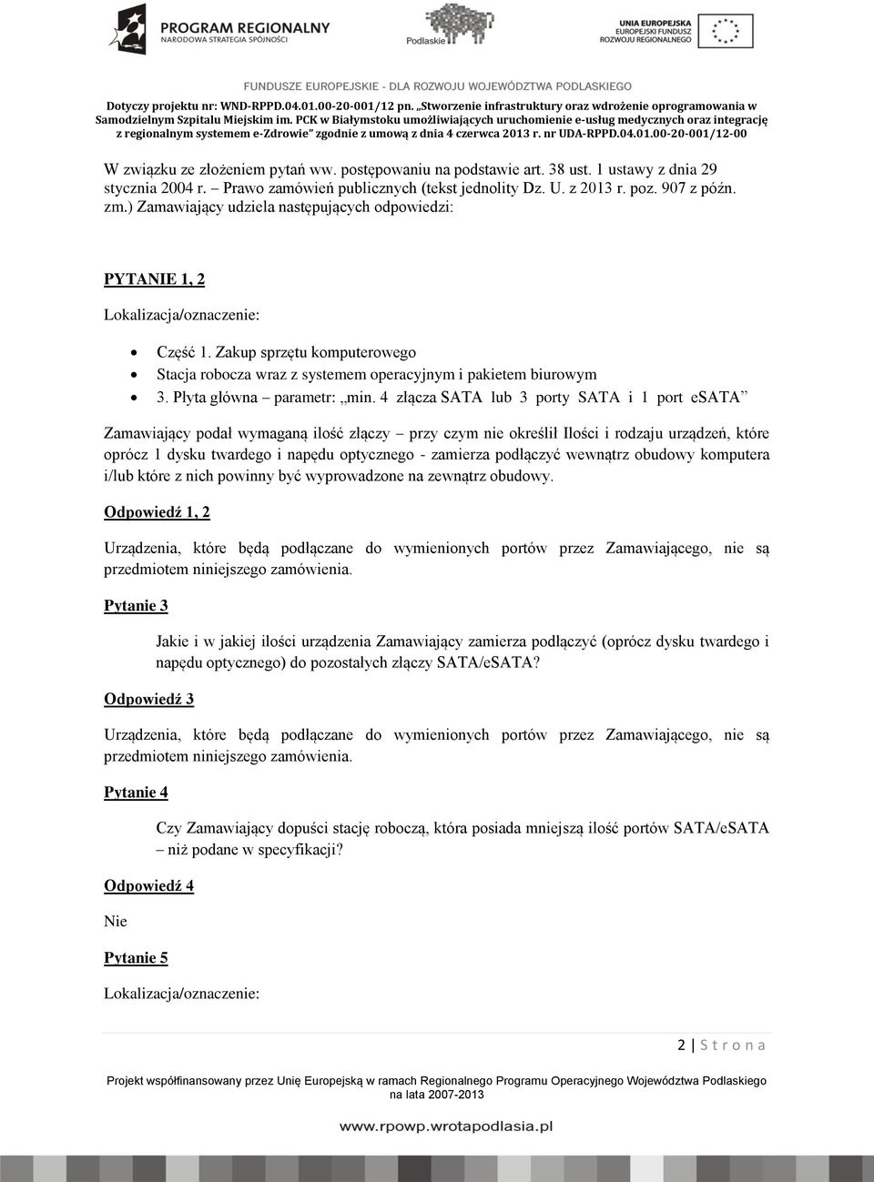 Płyta główna parametr: min.