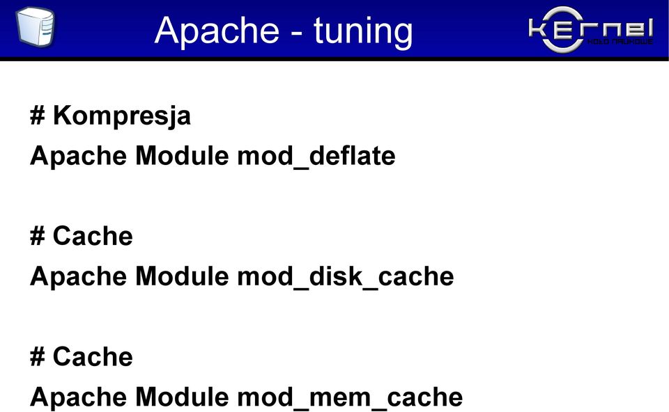 Cache Apache Module