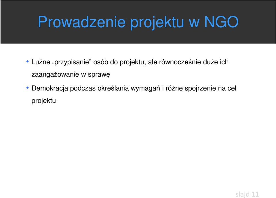 zaangażowanie w sprawę Demokracja podczas