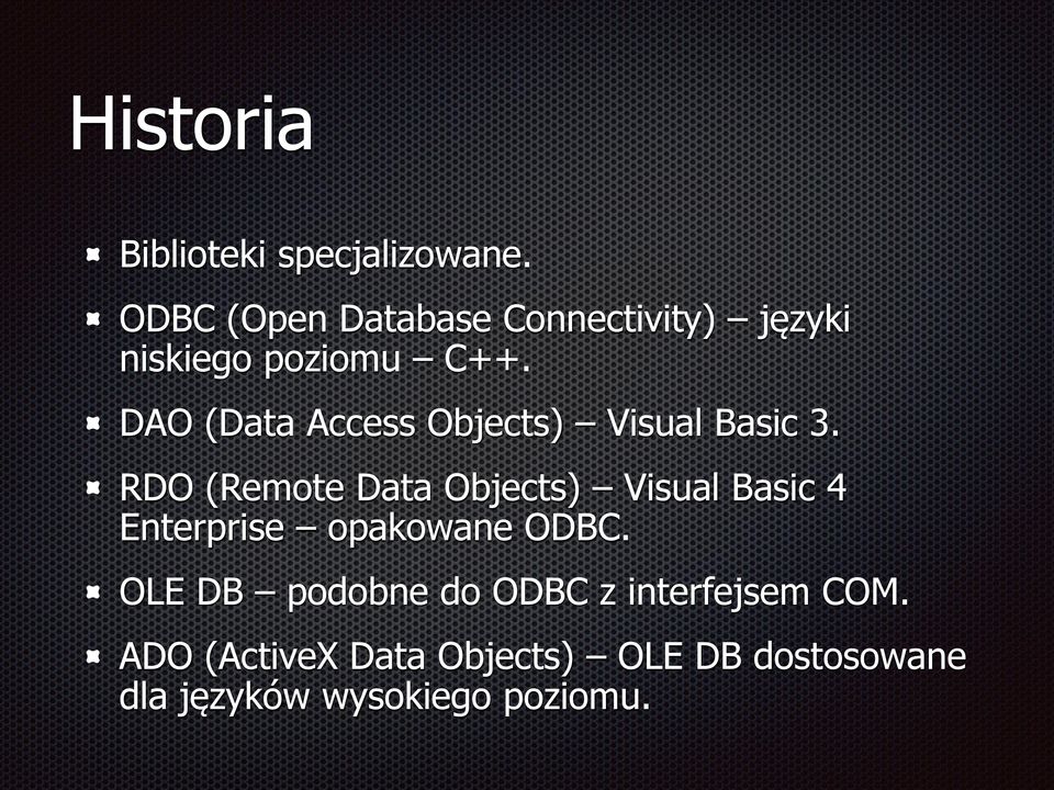 DAO (Data Access Objects) Visual Basic 3.