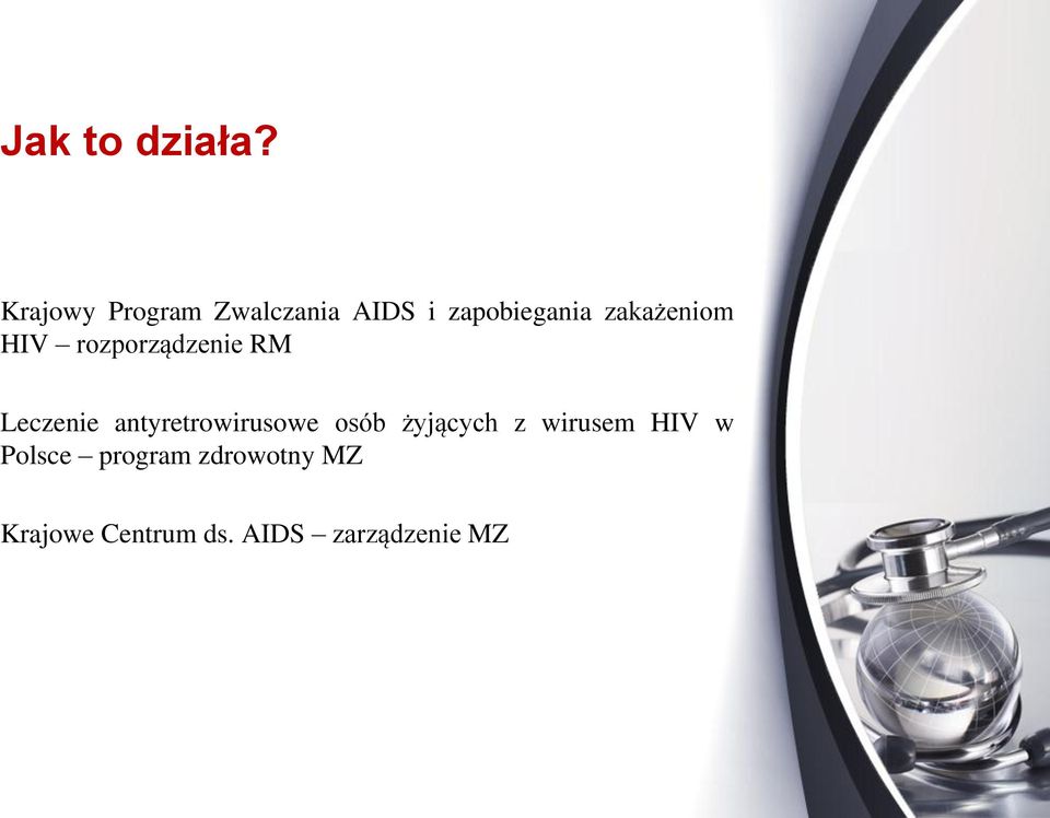 zakażeniom HIV rozporządzenie RM Leczenie