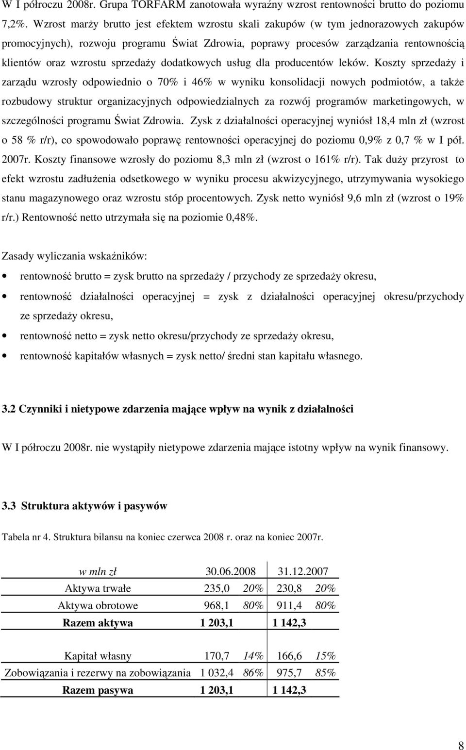 sprzedaŝy dodatkowych usług dla producentów leków.