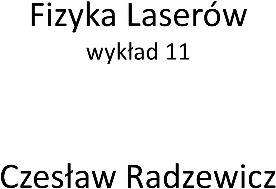 wykład 11