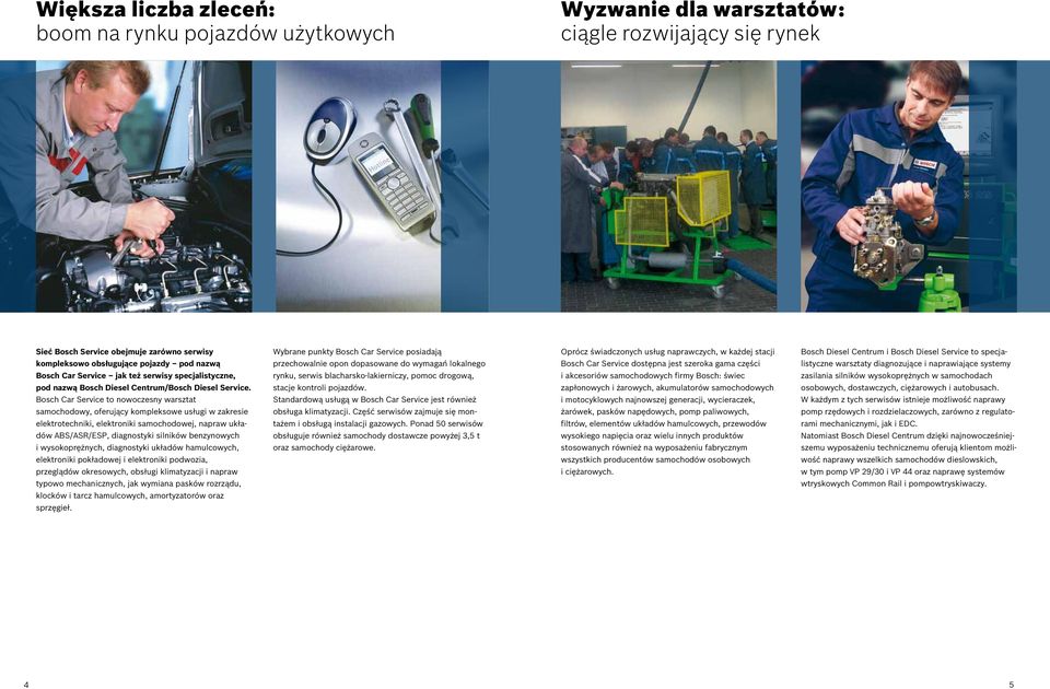 Bosch Car Service to nowoczesny warsztat samochodowy, oferujący kompleksowe usługi w zakresie elektrotechniki, elektroniki samochodowej, napraw układów ABS/ASR/ESP, diagnostyki silników benzynowych i