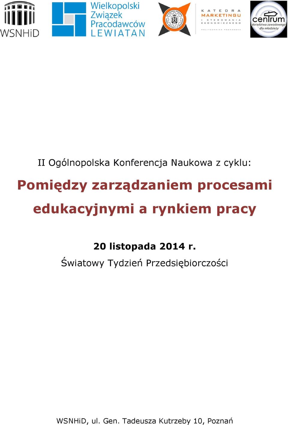 rynkiem pracy 20 listopada 2014 r.