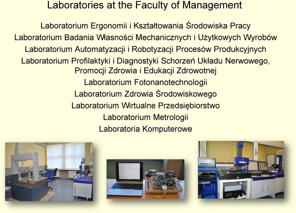 Profilaktyki i Diagnostyki Schorzeń Układu Nerwowego, Promocji Zdrowia i Edukacji Zdrowotnej Laboratorium