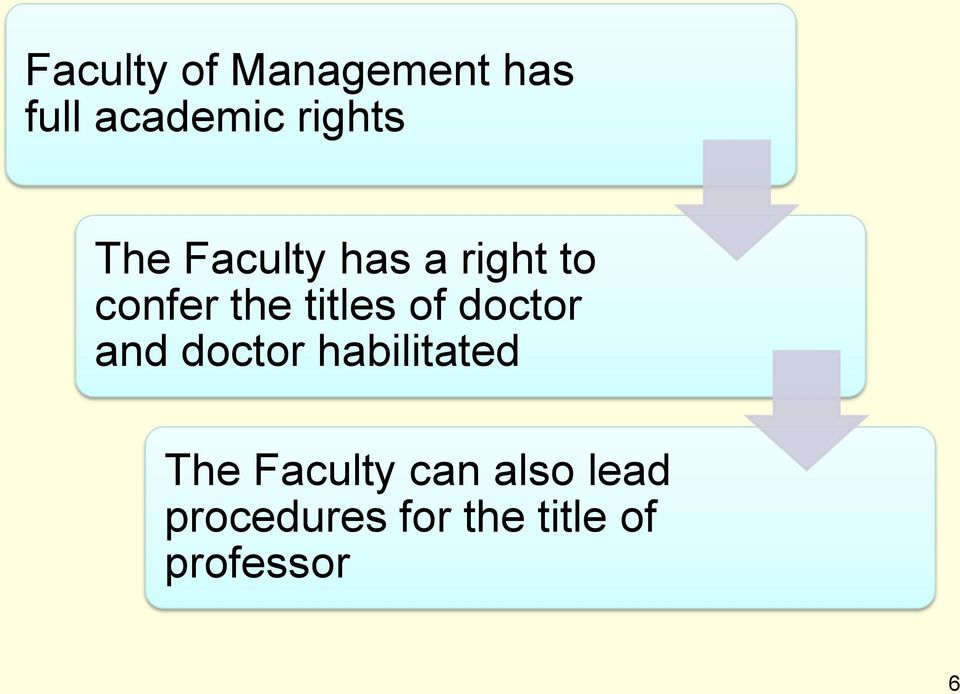 doctor and doctor habilitated The Faculty can