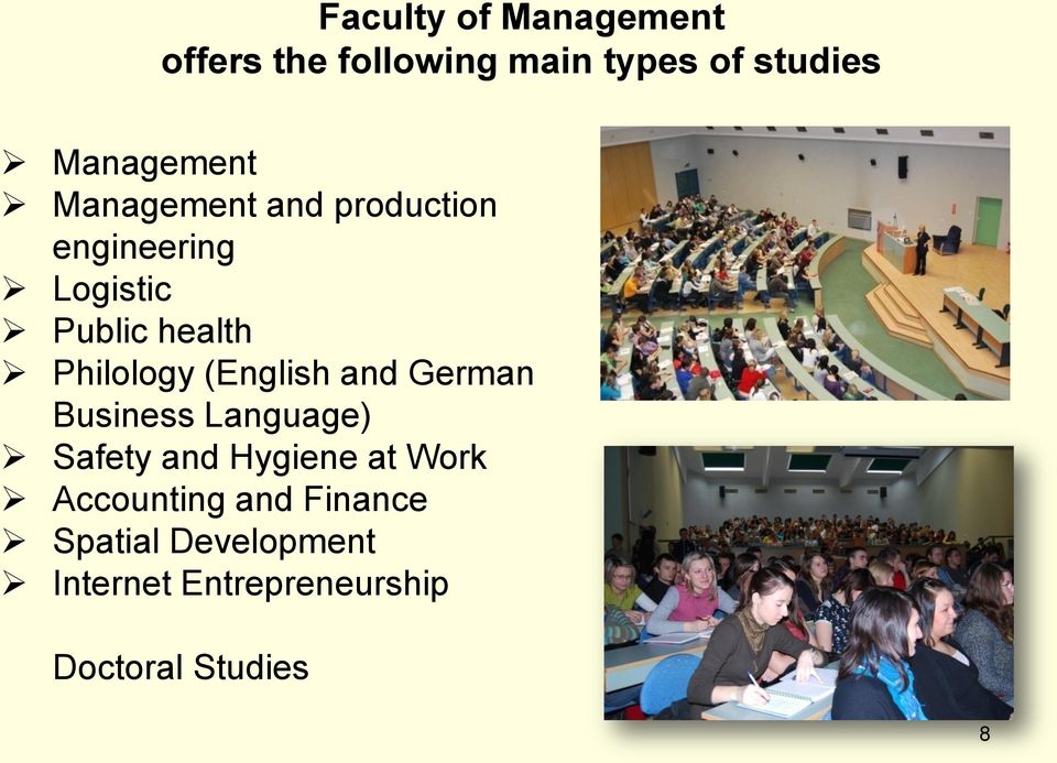 Philology (English and German Business Language) Safety and Hygiene at