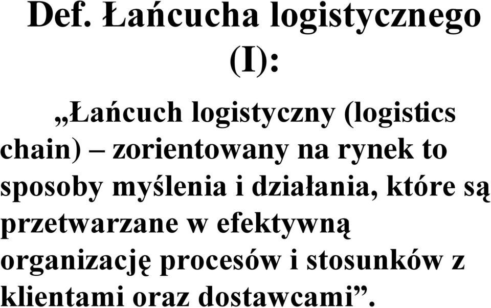 myślenia i działania, które są przetwarzane w efektywną