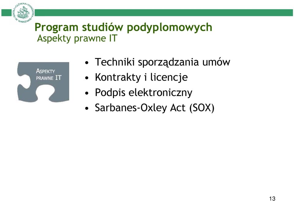 sporządzania umów Kontrakty i