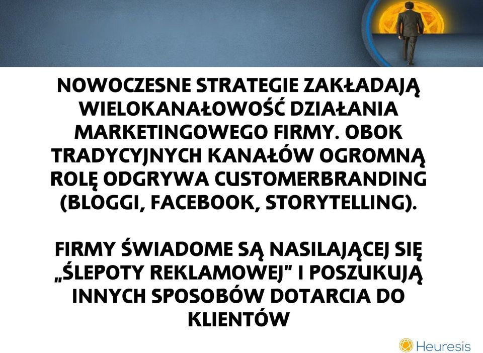 OBOK TRADYCYJNYCH KANAŁÓW OGROMNĄ ROLĘ ODGRYWA CUSTOMERBRANDING