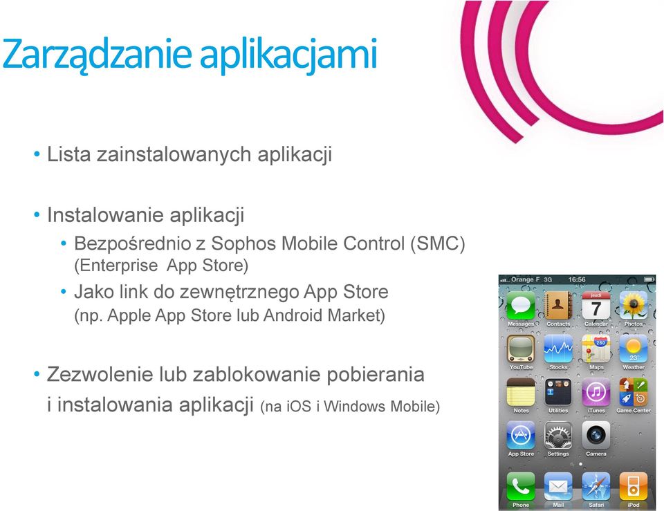 Jako link do zewnętrznego App Store (np.